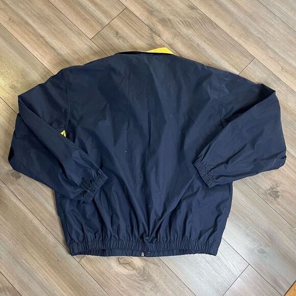 Vintage Chaps Ralph Lauren Navy Windbreaker Jacket Men XL - Picture 6 of 6